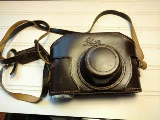 Vintage Leica Iif 35mm Rangefinder Camera No.  572383 Elmar 5cm 1:3,  5 Exc Cond