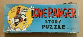 The Lone Ranger Story Puzzle,  Parker Bros.  Game,  1950 