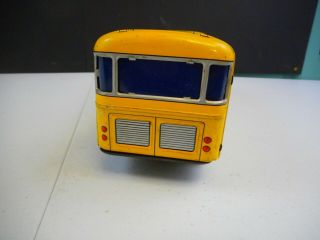 Vintage Tin Toy Bump - n - Go School Bus 5