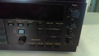 Vintage Nakamichi CR - 7A Cassette Deck With Remote For Parts/Repair 12