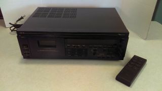 Vintage Nakamichi Cr - 7a Cassette Deck With Remote For Parts/repair