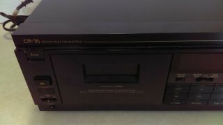 Vintage Nakamichi CR - 7A Cassette Deck With Remote For Parts/Repair 5