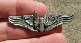 Ww2 Us Army Air Force Military Mini Aerial Gunner Sterling Wing