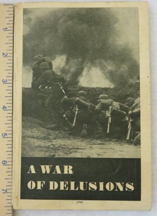 Ww2 German Psyops Booklet In English,  A War Of Delusions,  1942 Berlin