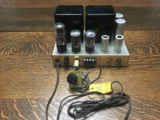 Fisher 70 Az Tube Amplifier Rare Square Early Type