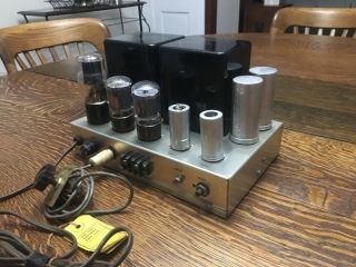 Fisher 70 AZ Tube Amplifier rare Square Early Type 3