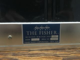 Fisher 70 AZ Tube Amplifier rare Square Early Type 5