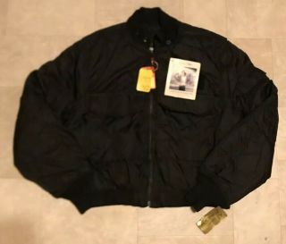 Vintage Golden Fleece U.  S.  Navy G - 8 Bomber Jacket Sz 46