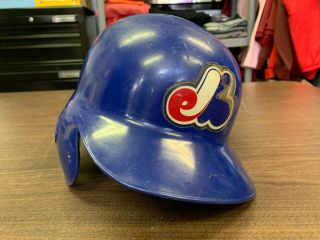 Vintage Montreal Expos Game Mlb Baseball Batting Helmet - 7 1/2