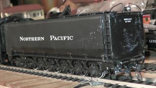 HO Brass Division Point SP&S Northern Pacific 4 - 6 - 6 - 4 Boo Rim Rare NP Runs Well 2