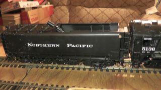 HO Brass Division Point SP&S Northern Pacific 4 - 6 - 6 - 4 Boo Rim Rare NP Runs Well 9