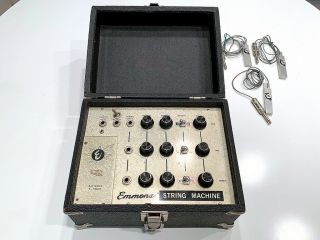 Rare Vintage Emmons String Machine Triple Foxx Tone Machine Fuzz In A Suitcase