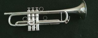 Conn Vintage One Silver Plated Professional Trumpet With Deluxe Case