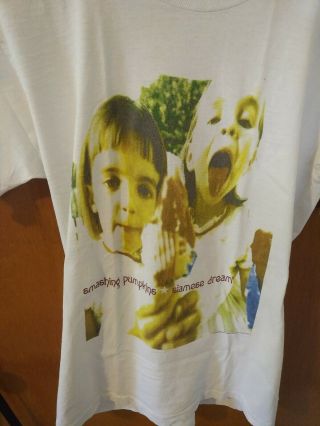 Vintage 1993 Smashing Pumpkins T - Shirt: Siamese Dream alternate cover art,  Giant 3