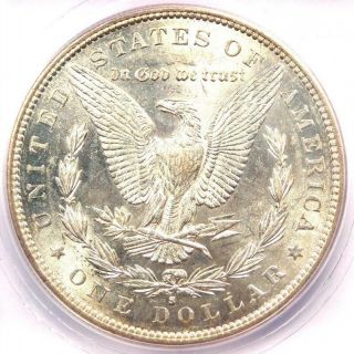 1884 - S Morgan Silver Dollar $1 - ICG AU58 - Rare Date in AU58 - $2,  760 Value 5