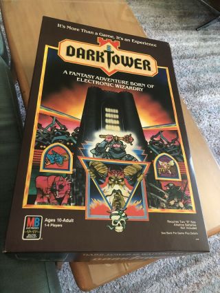 Vintage 1981 Milton Bradley Dark Tower Rare Fantasy Electronic Board Game