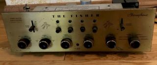 Vintage Classic Fisher 400 - C Tube Stereo Preamp Amplifier 11