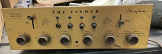 Vintage Classic Fisher 400 - C Tube Stereo Preamp Amplifier