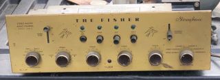 Vintage Classic Fisher 400 - C Tube Stereo Preamp Amplifier 3