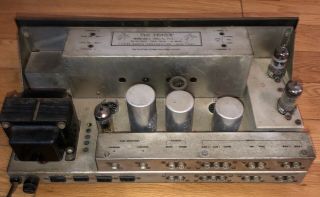 Vintage Classic Fisher 400 - C Tube Stereo Preamp Amplifier 6