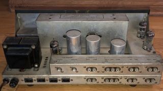 Vintage Classic Fisher 400 - C Tube Stereo Preamp Amplifier 7