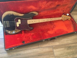 1974 Fender Precision Bass With Case Vintage