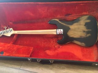 1974 Fender Precision Bass With Case Vintage 5