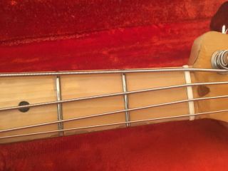 1974 Fender Precision Bass With Case Vintage 8