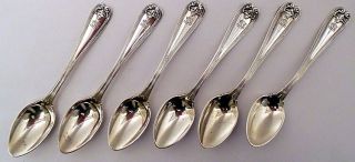 A Set Of Sterling Demitasse Spoons,  Tiffany & Co. ,  C.  1891 - 1902.