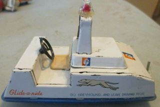 Greyhound 1964 - 65 Worlds Fair Tram Tin Litho Made In Japan