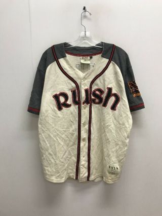 Vintage 2007 Rush Snakes & Arrows Concert Tour Baseball Jersey Shirt Size Large