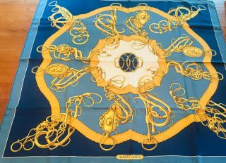 HERMES - Authentic Vintage Hermes Silk Scarf with Box 2