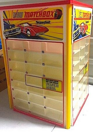 Rare Matchbox Car Vintage 1970 Rotary Display Case - Sq - 759 Brand