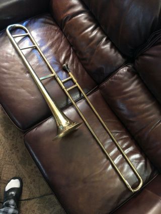 Antique Martin Committee Trombone Circa 1945 With King M31 Mouthpiece