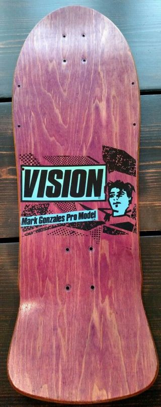Vintage Skateboard Vision Deck Mark Gonzales GONZ 1980’s rare 2