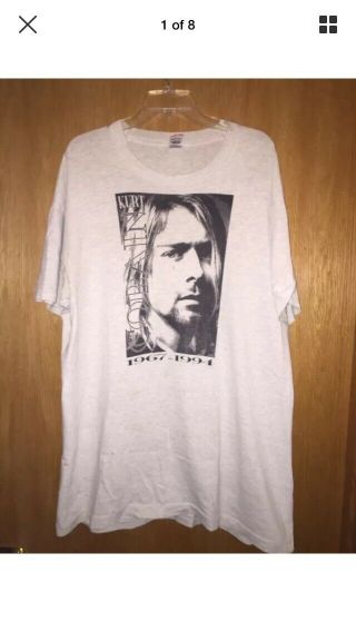 10 Vtg Shirt Bundle Grunge Nirvana Pearl Jam Kurt Cobain Janet Jackson Tad 6