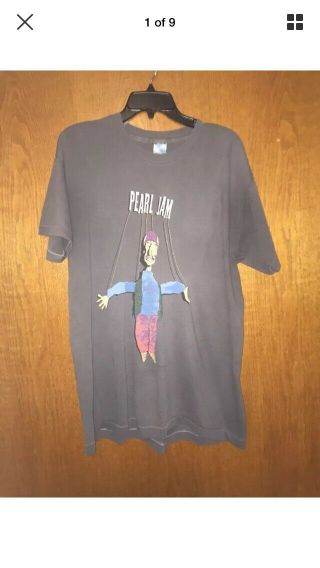 10 Vtg Shirt Bundle Grunge Nirvana Pearl Jam Kurt Cobain Janet Jackson Tad 9