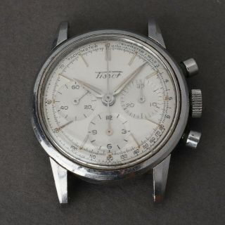 TISSOT Ref.  808A Lemania 1280 Watch Chronograph 1960 ' s Rare Parts Repair 2