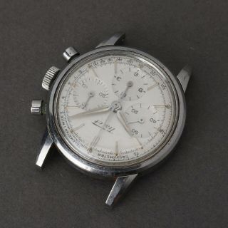 TISSOT Ref.  808A Lemania 1280 Watch Chronograph 1960 ' s Rare Parts Repair 4