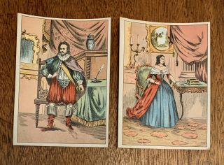 Tarot Antique Playing Cards Lenormand Grimaud Grand Jeu De Societe,  1885 3