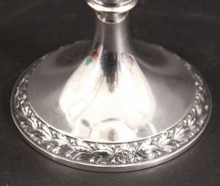 Early 20thC Antique Authentic Gorham Sterling Silver Floral Trophy Loving Cup 6