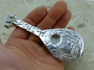 Antique Hallmarked Dutch Sterling Silver Novelty Cigarette Lighter