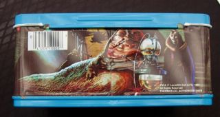 Vintage RETURN OF THE JEDI Lunchbox & Thermos Star Wars (1983) C - 8.  5/9.  5 Minty 6