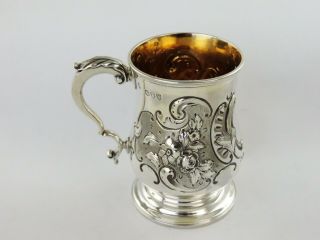 Barnards Victorian Silver Gilt Mug,  London 1893 Child Cup Tankard 162g