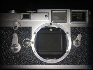 Vintage Leitz Leica M3 Camera,  M4 - P winder,  light meter,  Summicron Lens, 11