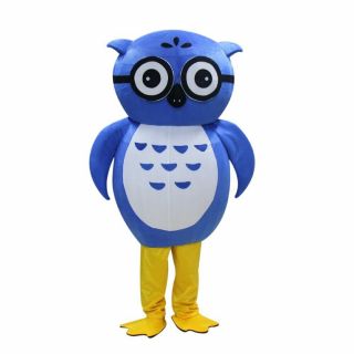 Owl Mascot Costume Cosplay Party Game Dress Outfit Advertising Halloween Adult