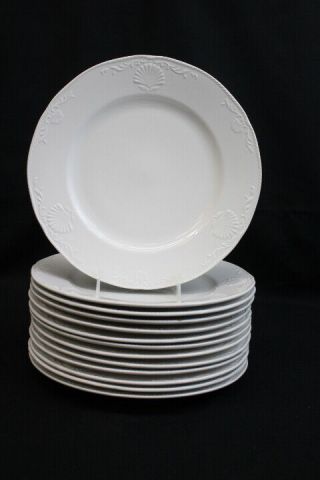 Set Of 13 Vintage Mikasa Hampton Bays 10 3/4 " Dinner Plates Japan Dy900