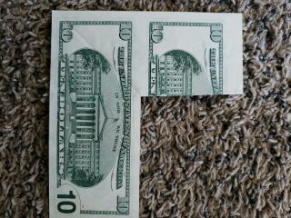 Rare 1999 Multiple Error $10 dollar bill 2