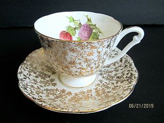 Vintage Fine Bone China Porcelain Tea Cup & Saucer