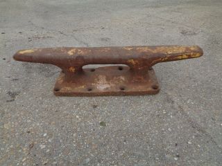 Bethlehem Steel Ship Yard Large 50 " Boat Or Ship Cleat For Your Dock Or Bulkhead